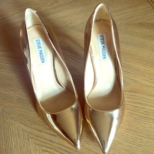Steve Madden rose gold heels